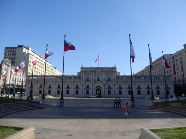 Präsidentenpalast von der Plaza de la Constitución